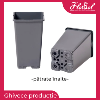 Ghivece înalte pătrate