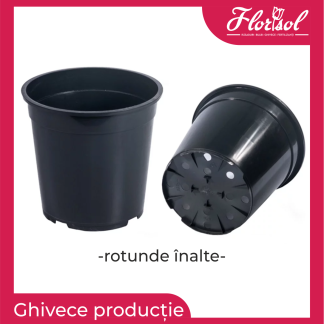 Ghivece rotunde înalte