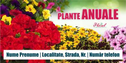 Banner plante anuale personalizat 200x100cm